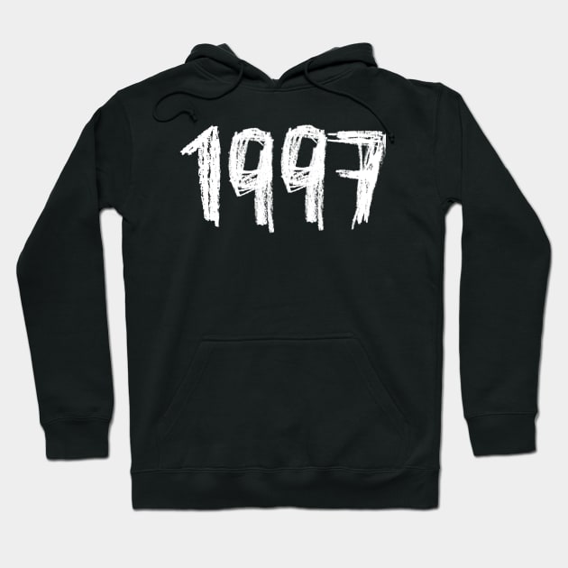 1997 Birthday, Birth Year 1997, Born in 1997 Hoodie by badlydrawnbabe